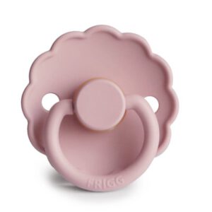 FRIGG Daisy fopspeen in Baby Pink – vooraanzicht