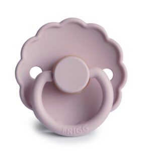 FRIGG Daisy fopspeen in Soft Lilac – vooraanzicht