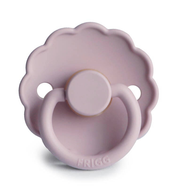 FRIGG Daisy fopspeen in Soft Lilac – vooraanzicht