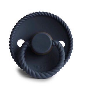 FRIGG Rope fopspeen in Dark Navy – vooraanzicht