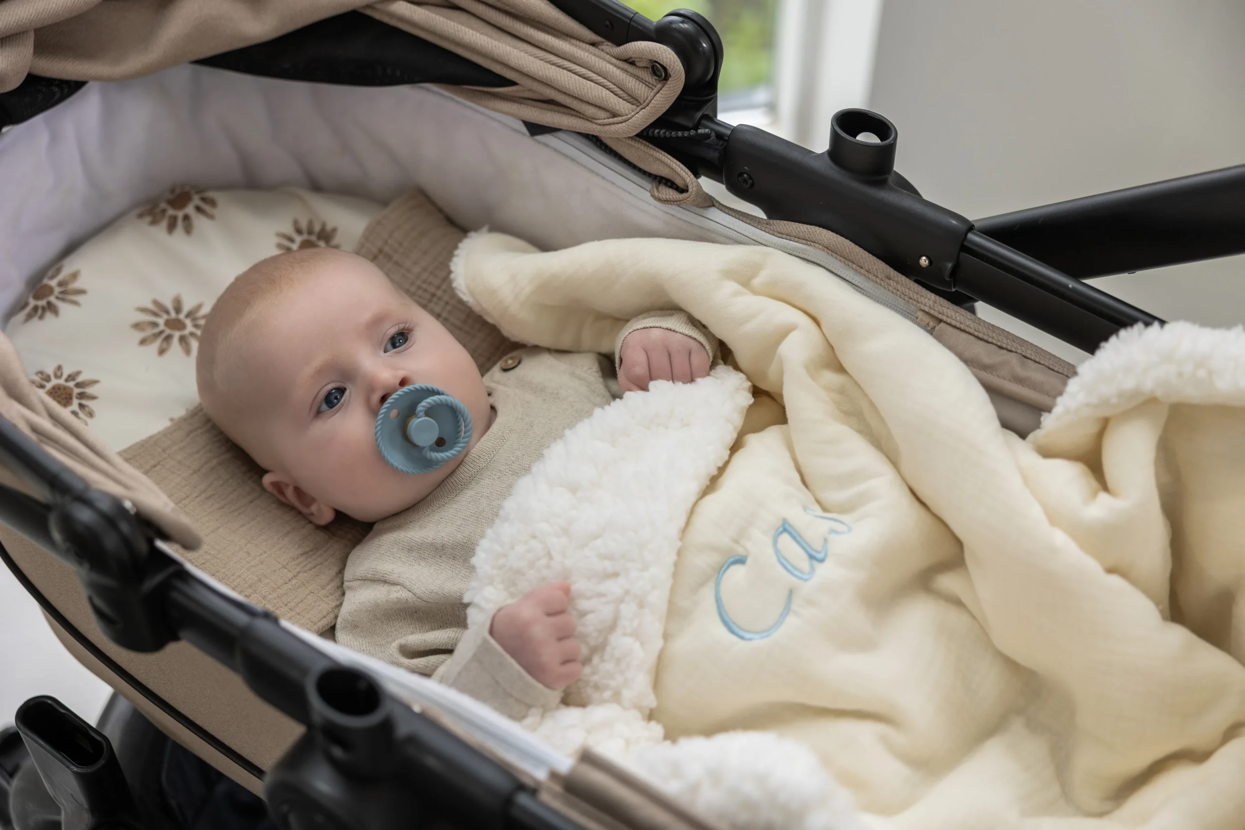 Teddy wiegdeken Crème van Atelier Mellow