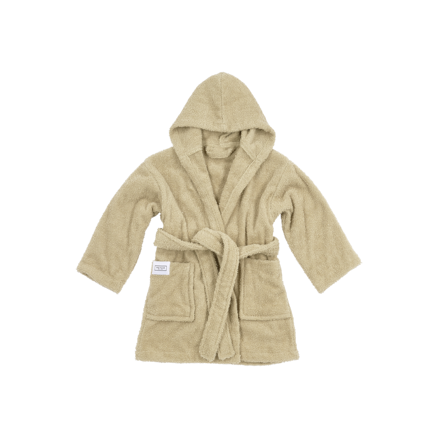 Baby badjas badstof Sand van Atelier Mellow